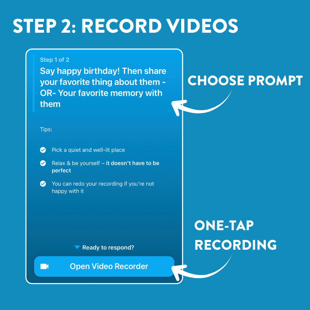 The Keepsake Card - Full Of Videos From Loved Ones